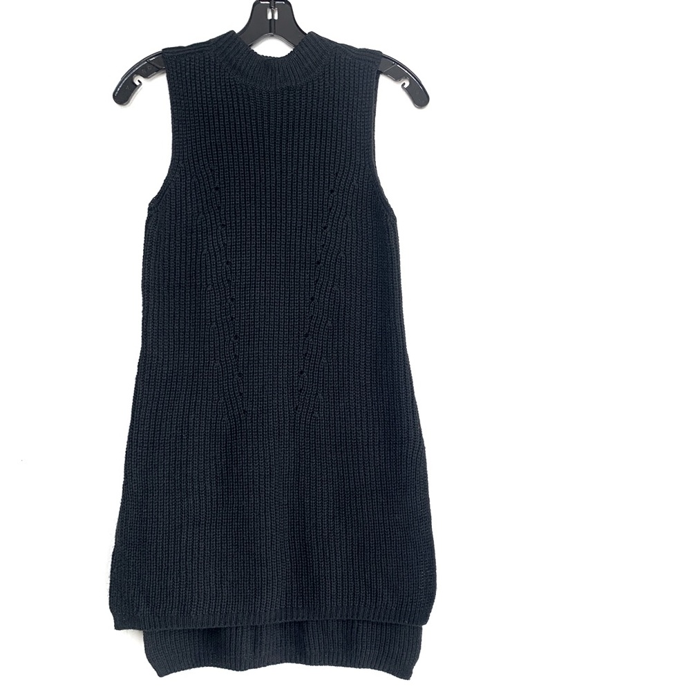 Ultra Flirt Sleeveless High Neck Tunic Sweater Vest